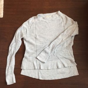 Baby Blue Hi-Low Sweater